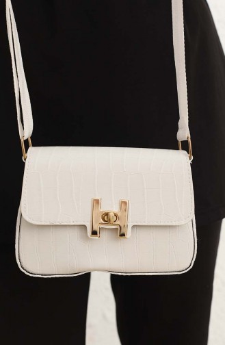 White Shoulder Bags 0104-03