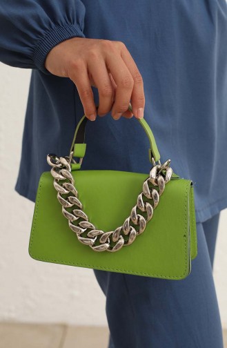 Pistachio Green Shoulder Bag 0107-01