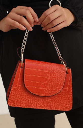 Orange Shoulder Bag 0108-04