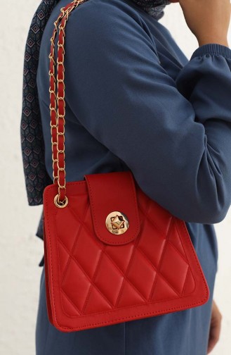 Red Shoulder Bag 0115-04