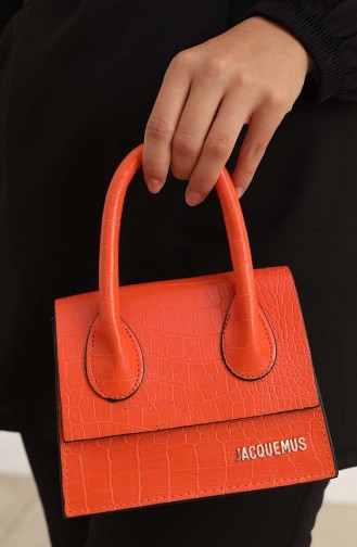 Orange Schultertasche 0116-01