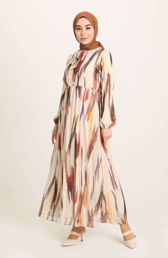 Robe Hijab Crème 6051-02