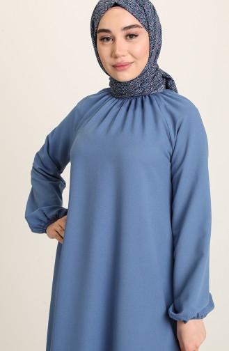 Indigo Hijab Kleider 3377-03