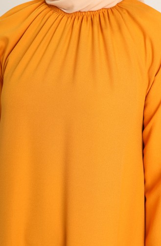 Yellow Hijab Dress 3377-05