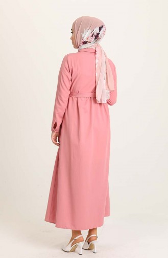 Rosa Hijab Kleider 2696-01