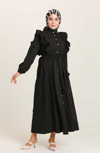 Robe Hijab Noir 3127-01
