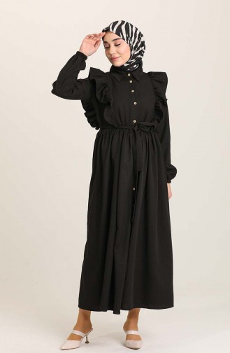 Robe Hijab Noir 3127-01