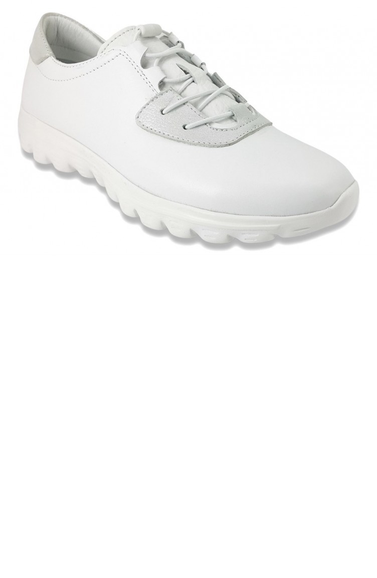 White Casual Shoes 12168 Sefamerve