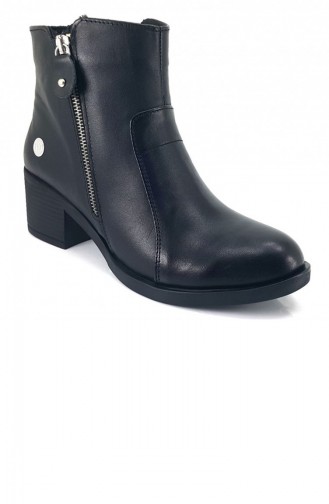 Black Boots-booties 12250