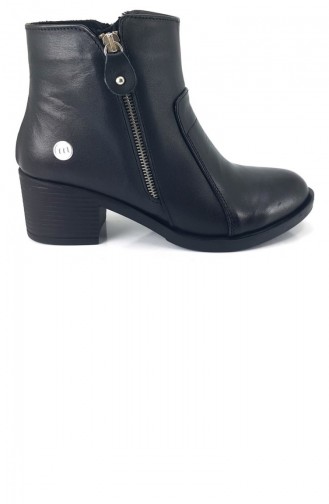 Black Boots-booties 12250