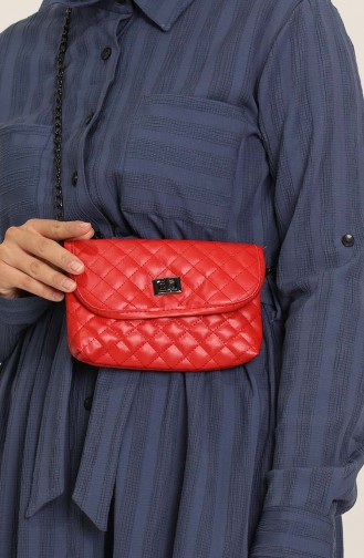 Red Shoulder Bag 1701-07