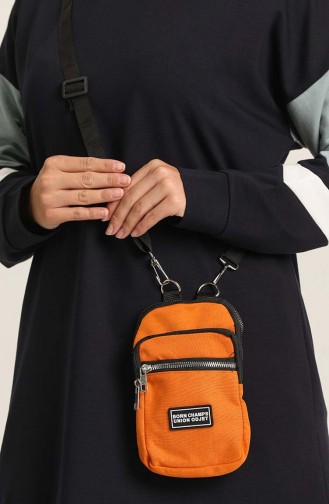 Orange Schultertasche 1707-02