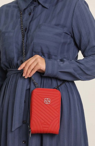Red Shoulder Bag 1711-03