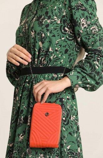Orange Shoulder Bags 1711-08