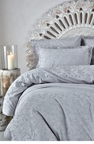 Housse de Couette  220X240-R002.Gri