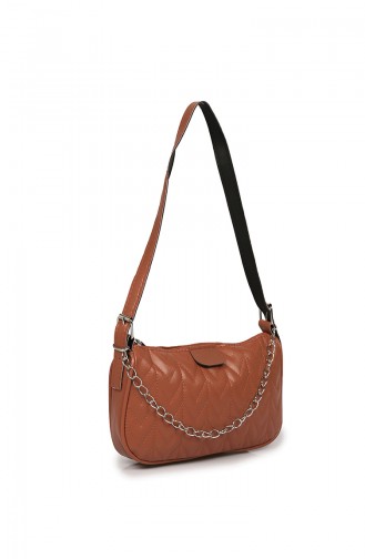 Tobacco Brown Shoulder Bag 77Z-23