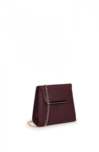 Claret red Shoulder Bag 232Z-12