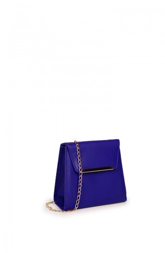 Saks-Blau Schultertasche 232Z-17