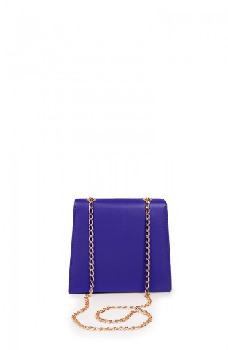 Saks-Blau Schultertasche 232Z-17