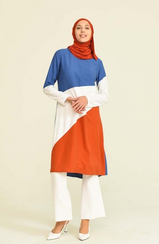 Light Navy Blue Tunics 6447-09