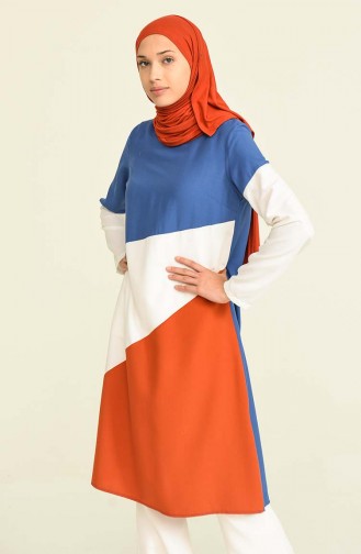 Light Navy Blue Tunics 6447-09