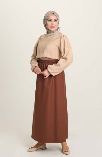 Brown Skirt 102022134ETK-06