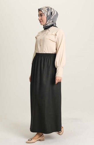 Dark Beige Rok 102022179ETK-01
