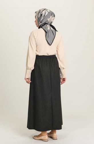 Dark Beige Rok 102022179ETK-01