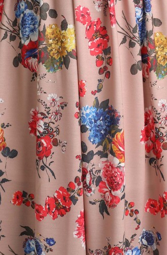 Robe Hijab Rouge 3802H-01