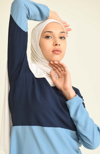 Navy Blue Tuniek 6447-02