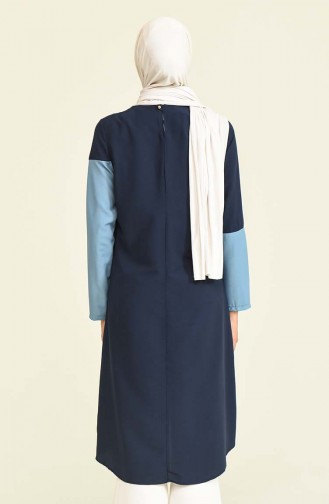 Navy Blue Tuniek 6447-02