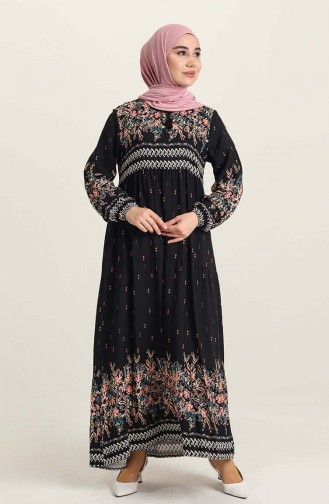 Robe Hijab Noir 5073-09
