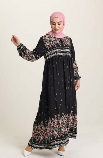 Robe Hijab Noir 5073-09