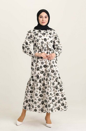 Black Hijab Dress 6013-02