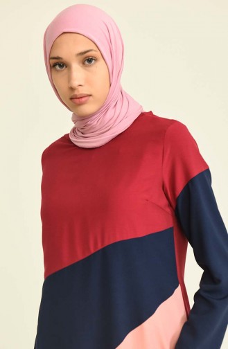 Claret red Tuniek 6447-05