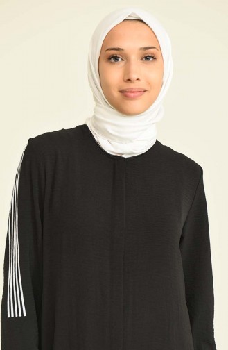 Black Abaya 7059-01