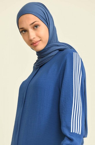 Abayas Bleu Marine 7059-03