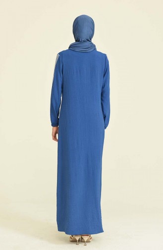 Abayas Bleu Marine 7059-03