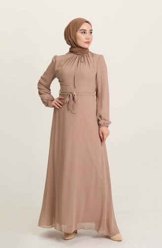 Nerz Hijab-Abendkleider 5674-13