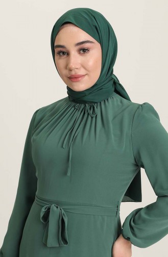 Habillé Hijab Vert 5674-13