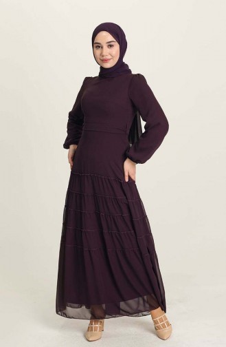 Habillé Hijab Plum 5712-12