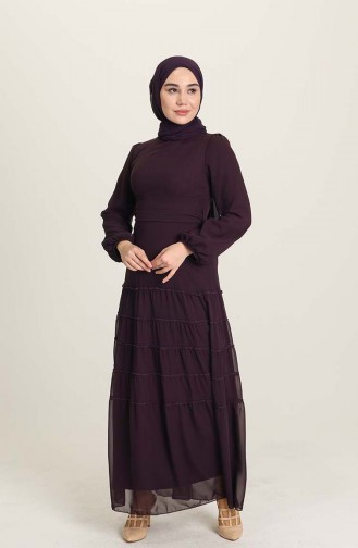 Habillé Hijab Plum 5712-12