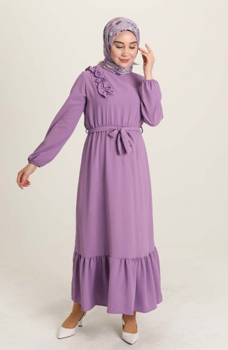 Violet Hijab Dress 1004-02
