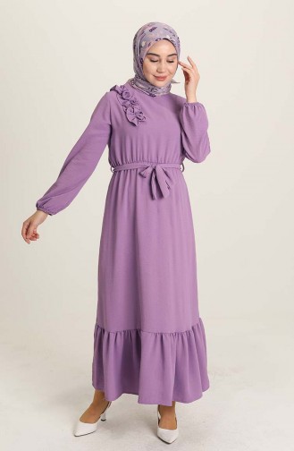 Lilac İslamitische Jurk 1004-02