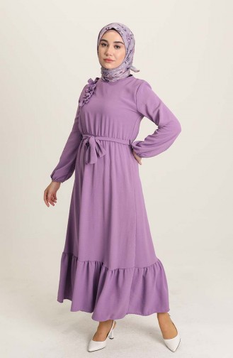 Lilac İslamitische Jurk 1004-02