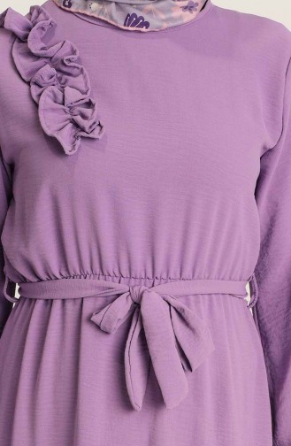 Lilac İslamitische Jurk 1004-02