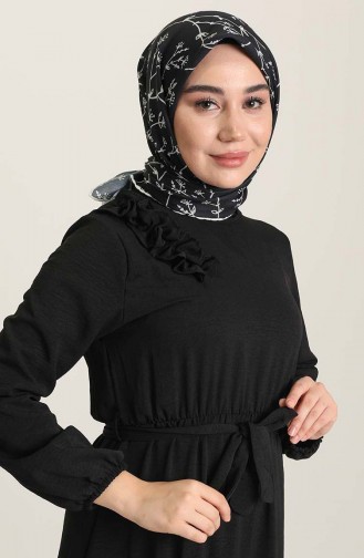 Robe Hijab Noir 1004-05