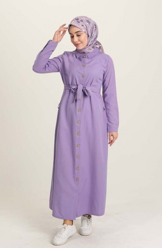Lila Hijab Kleider 3244-02