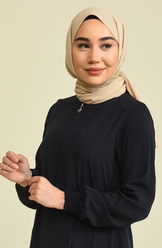 Dunkelblau Abayas 3014-02