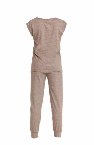 Brown Pyjama 2935.Kahve